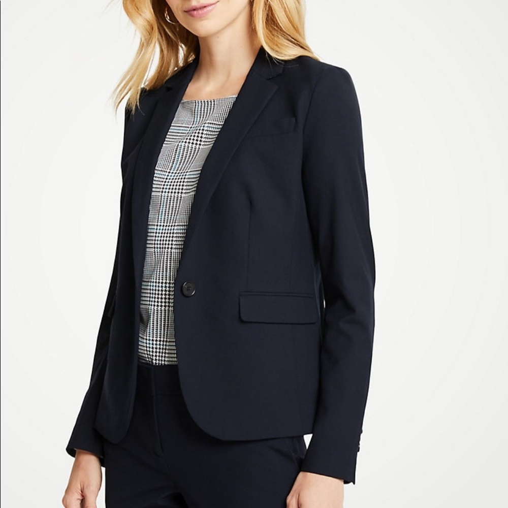 Ann Taylor NWOT single button lined blazer jacket